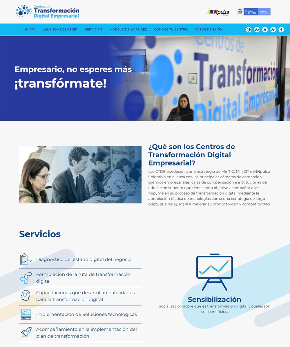 Centros de Transformación Digital Empresarial