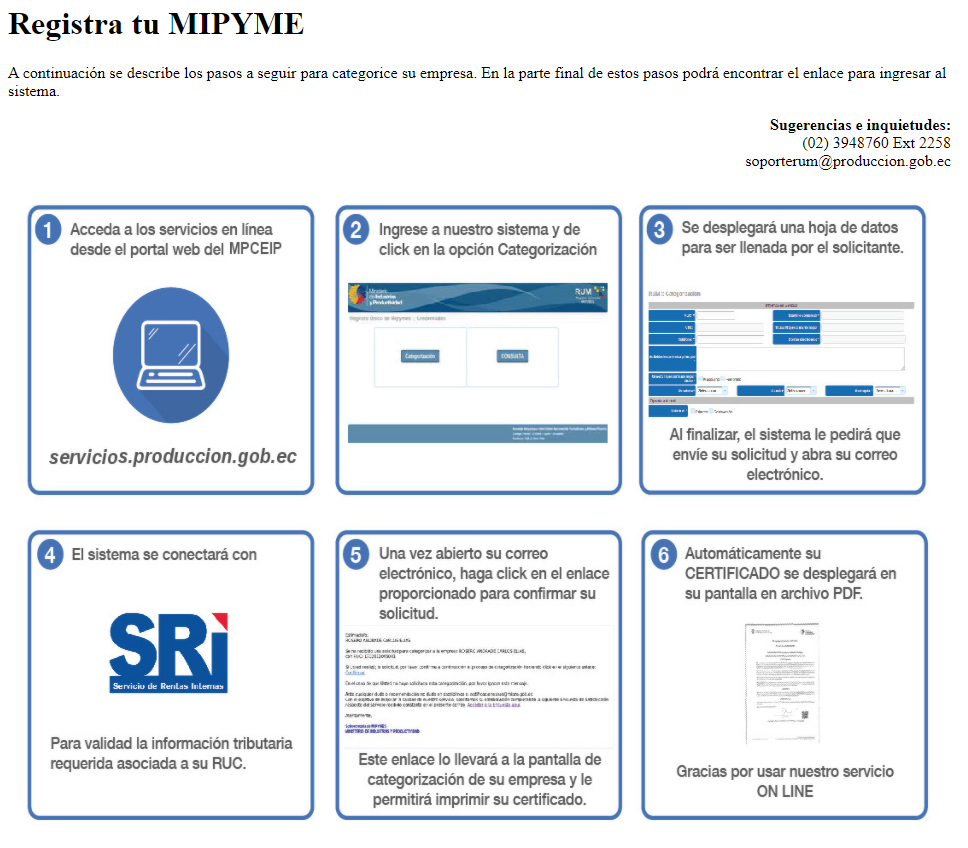 Plataforma Tecnologica para Registro de MiPymes